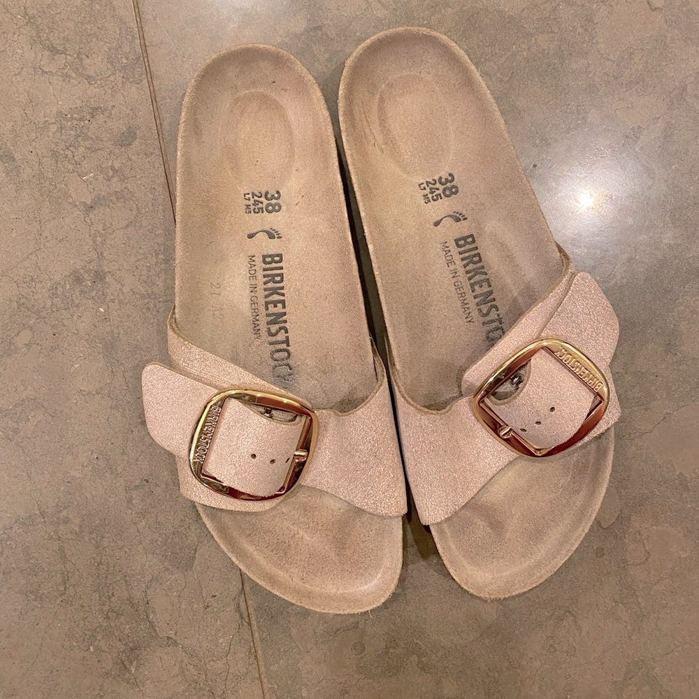 RARE Metallic Pink Madrid Birkenstock size 38